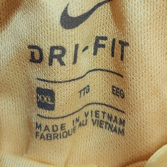 Nike Tempo Plus Size Brief Lined Athletic Running Shorts in Yellow Size XXL - Picture 12 of 12